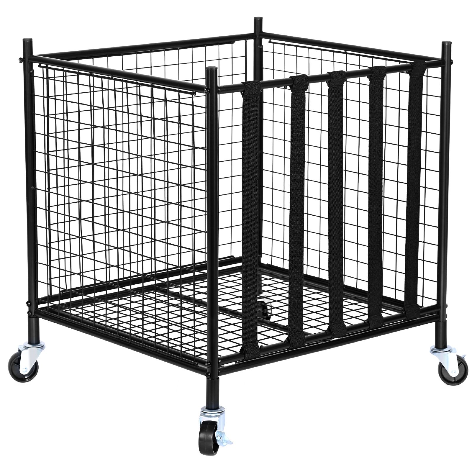Sports Equipment In School - Opbergwagen voor sportballen, afsluitbare basketbalkooi met