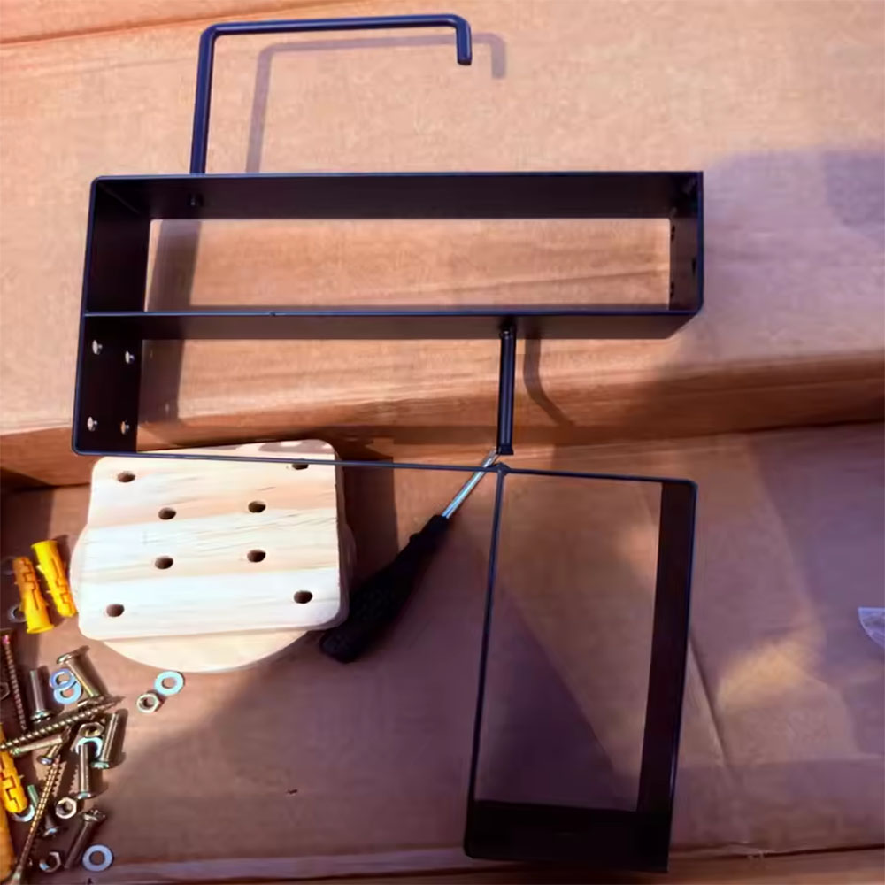 Sports Equipment Organizer - Houten motorhelmhouder, wandhaak, displayrek voor sportuitrusting,