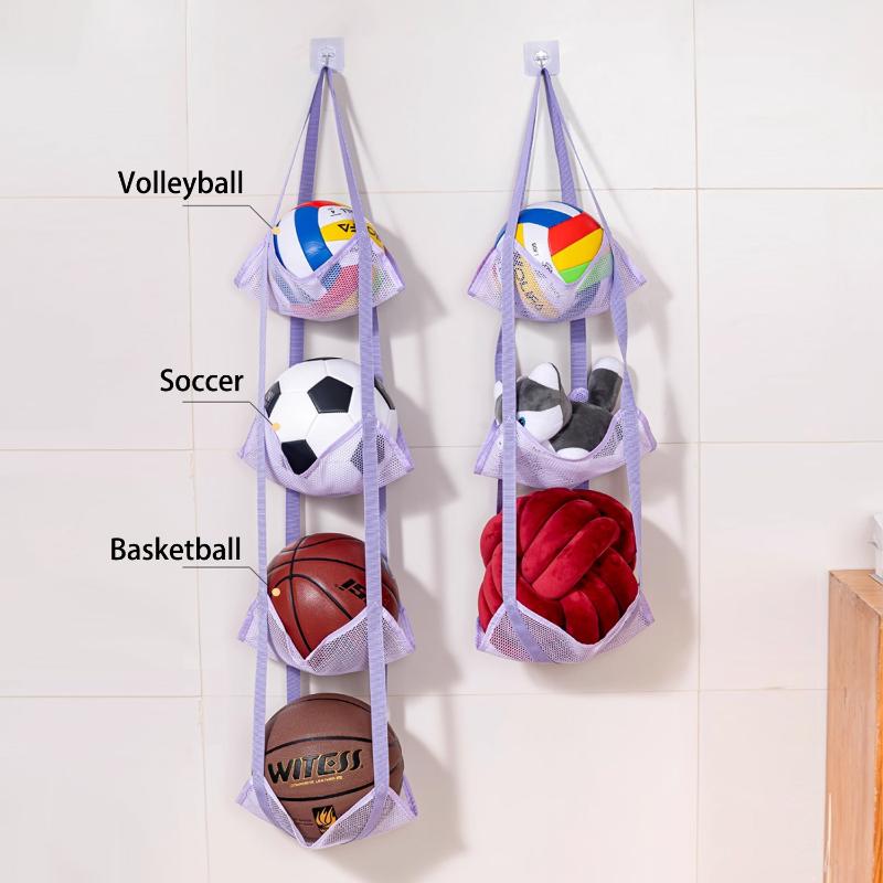 Sports Equipment Organizer - Nieuwe aan de muur gemonteerde balopslag