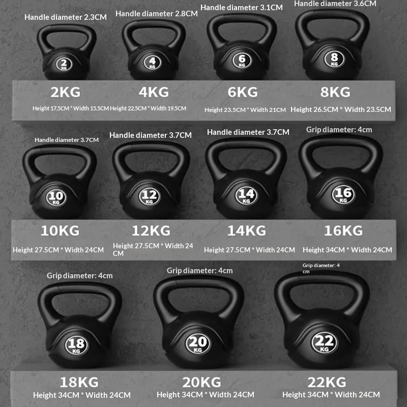 Sports Equipment Factory - 2026 Fitness Verstelbare 8kg Kettlebell Ergonomische