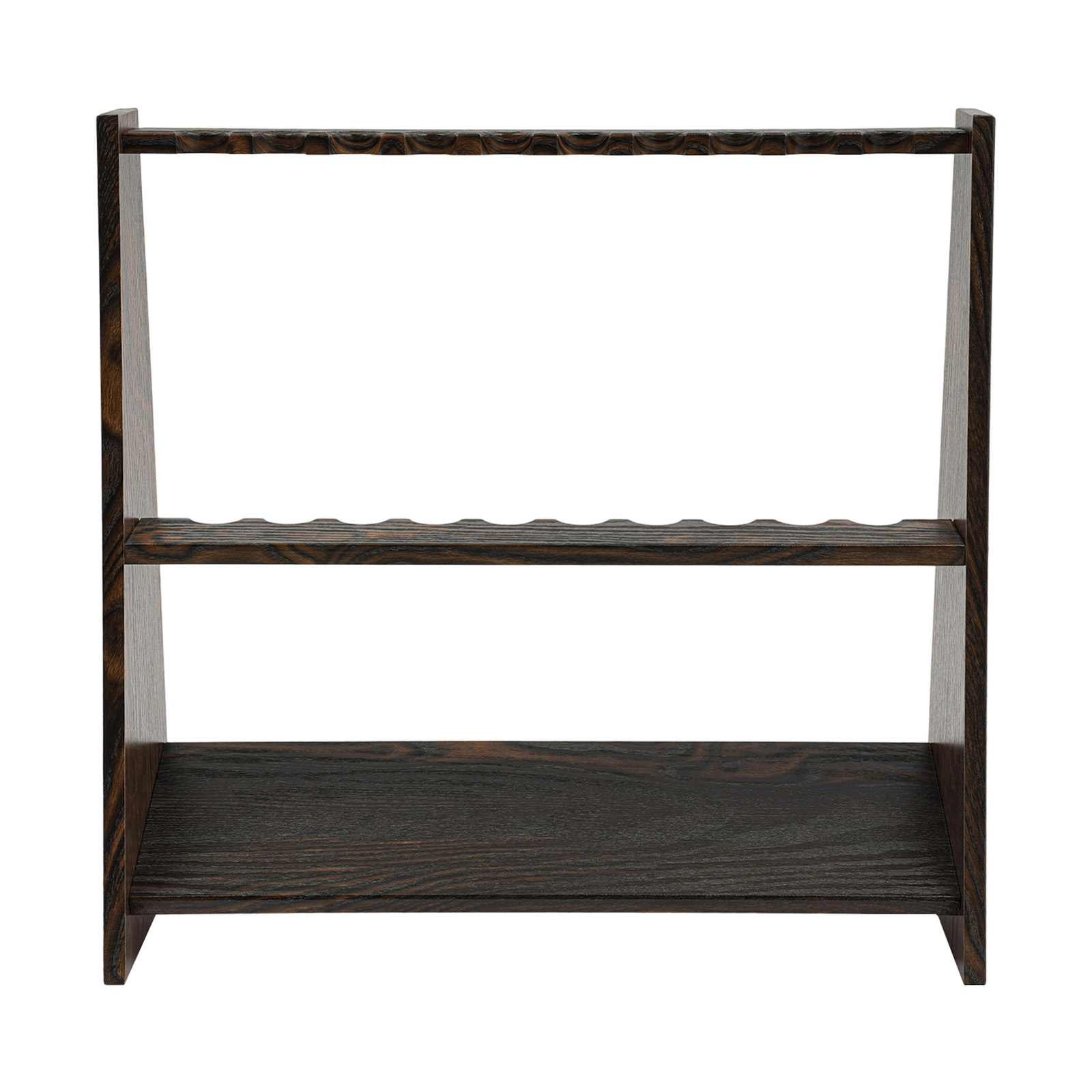 Sports Equipment Organizer - Poolkeu-rek, biljartkeu-houder, staande organizer, 10-gaats houten
