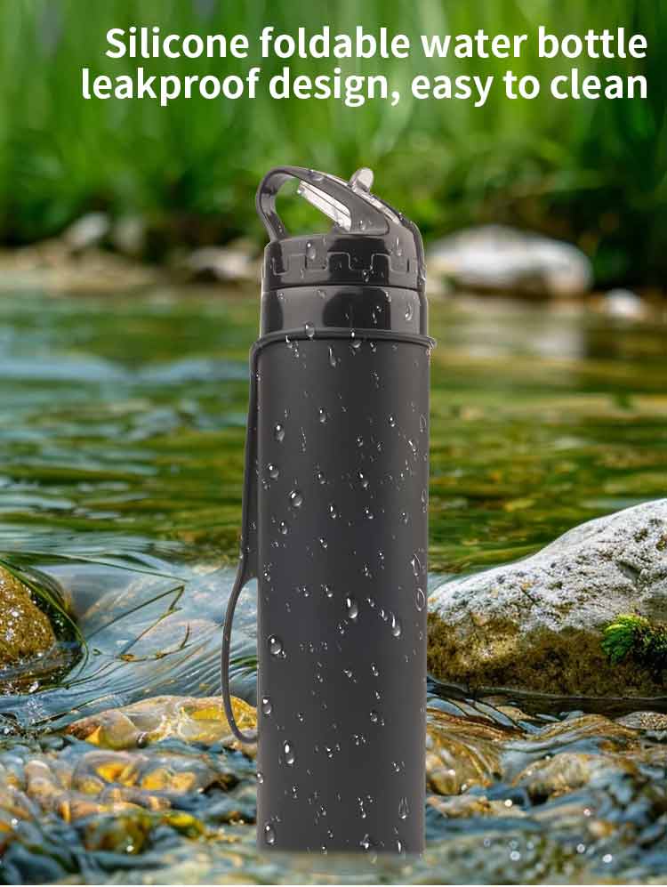 Sports Equipment In School - 600ml reizen camping siliconen opvouwbare opvouwbare