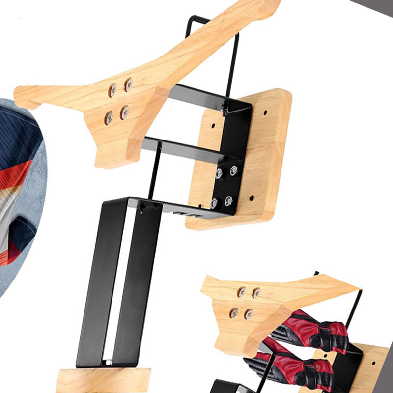 Houten motorhelmhouder, wandha - Sports Equipment Organizer recensie en prijs