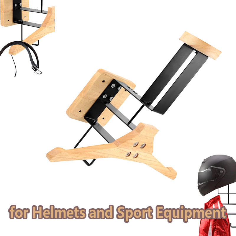 Houten motorhelmhouder, wandha - Sports Equipment Organizer recensie en prijs