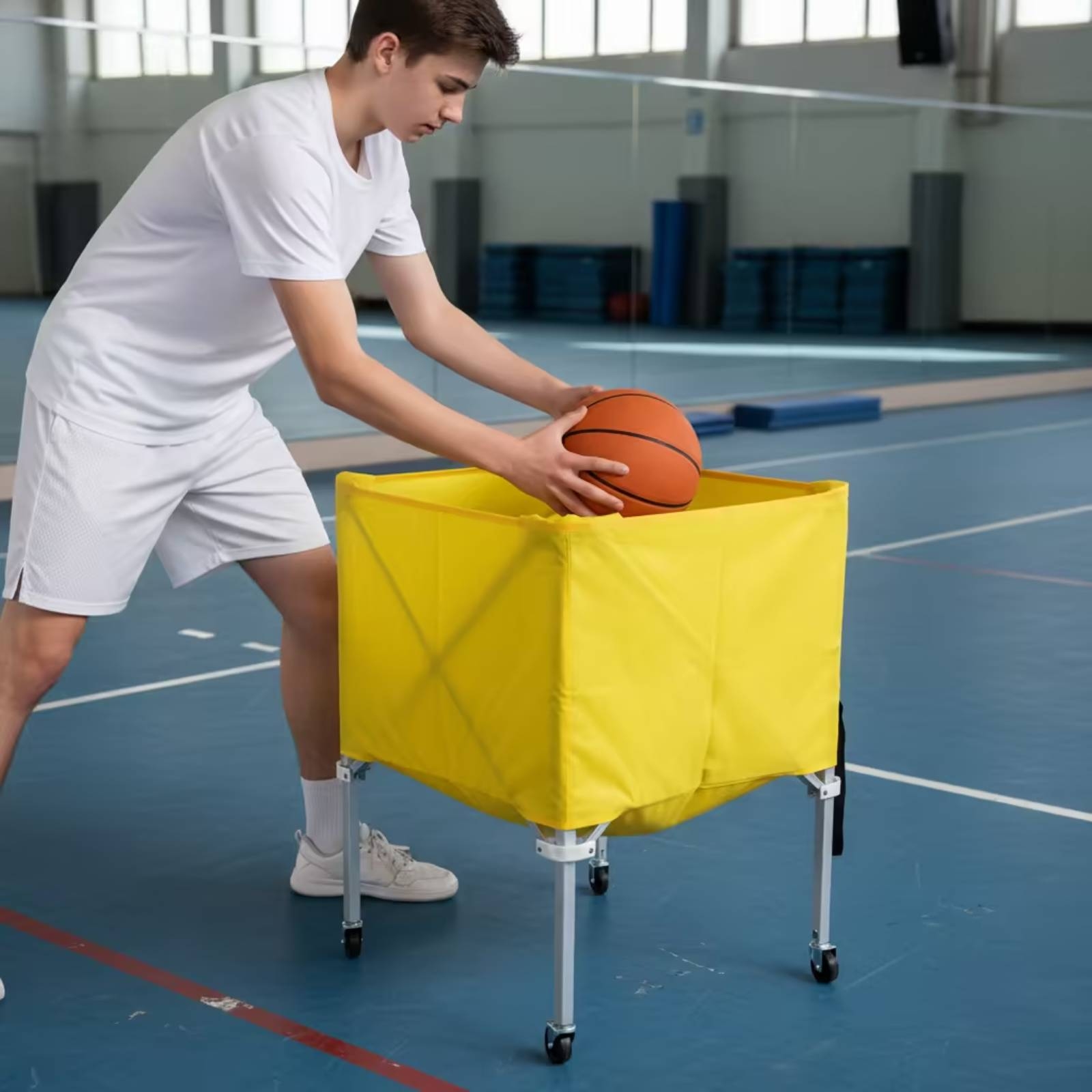 Inklapbare balwagen met vier w - Sports Equipment In School recensie en prijs