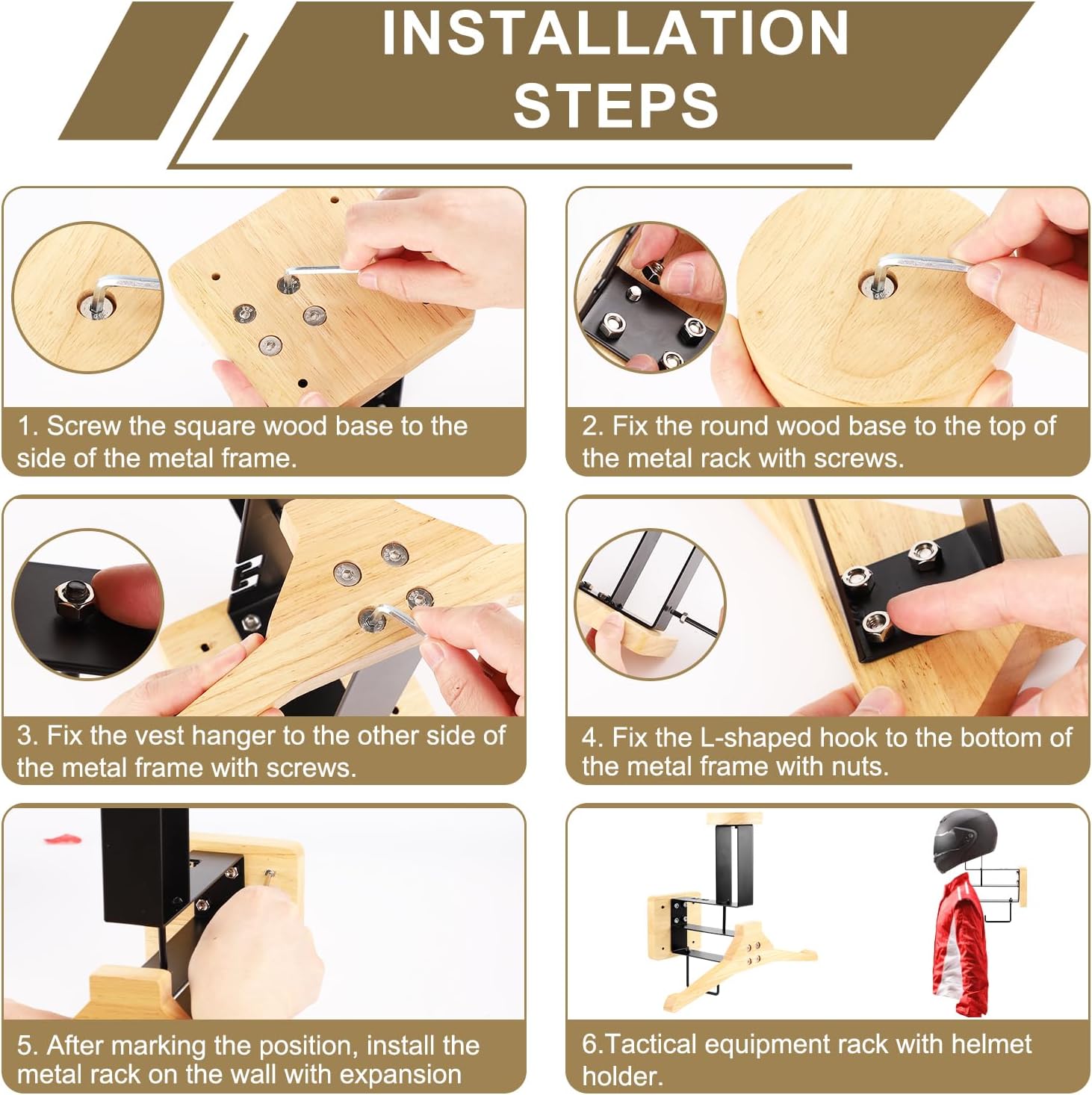 ​ Motorhelmhouder Wandmontage  - Sports Equipment Organizer recensie en prijs